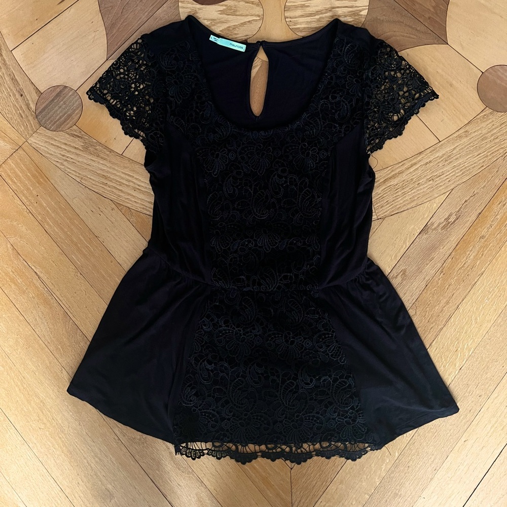 Maurice’s peplum lace top